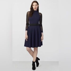 Rachel Roy Ribbed Knit A-Line Dress